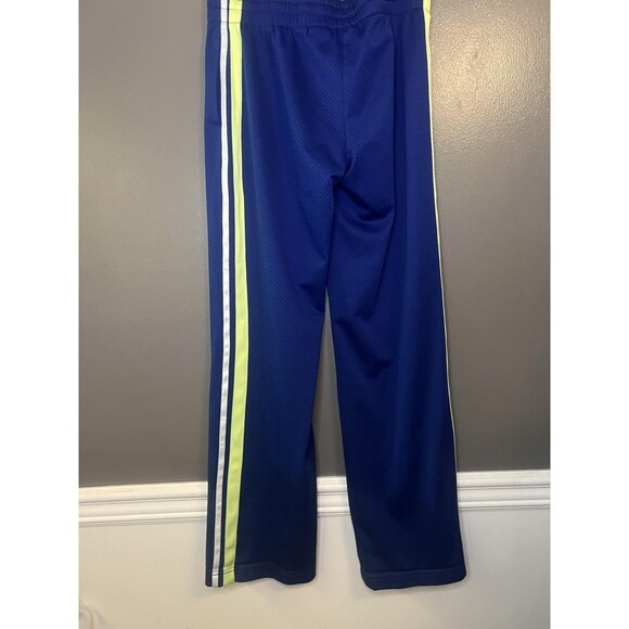 Danskin Now Pants Womens Small Blue Mesh Track Athletic Royal Side Stripe Trim - Picture 8 of 11